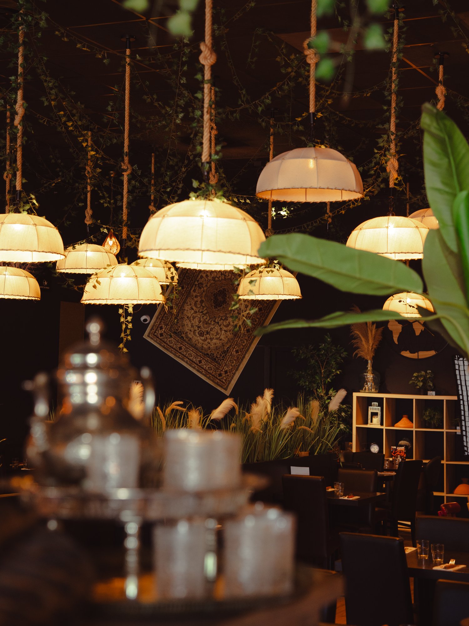 L'intérieur du Buffet du Monde